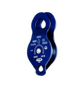 Блок-ролик Climbing Technology Mobile Double, blue, Блок, Дюралюміній, Італія, Італія