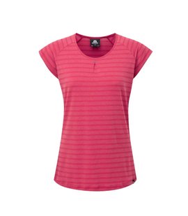 Футболка Mountain Equipment Equinox Wmns Tee (2018), Poppy stripe, Для жінок, S, Футболки, Китай, Великобританія