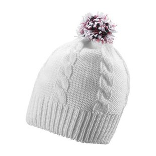 Шапка Salomon Womens Colette Beanie, white, One size, Для жінок, Шапки