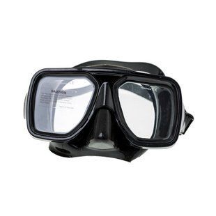 Маска Marlin Techno New, black, Для дайвінгу, Двоскляна