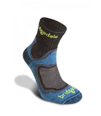 Шкарпетки Bridgedale CoolFusion RUN Speed Trail, blue, L, Для чоловіків, Бігові, Комбіновані, Великобританія, Великобританія