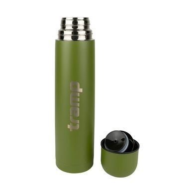Термос Tramp Basic 1.0L UTRC-105 Olive, black, Термосы, Нержавеющая сталь, 1.0, Киев, Харьков, Одесса, Днепр, Запорожье, Львов, Кривой Рог, Винница, Полтава, Чернигов, Черкассы, Сумы, Хмельницкий, Черновцы, Ровно