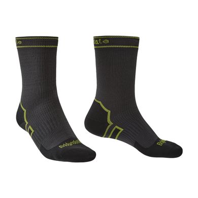 Мембранні шкарпетки Bridgedale Storm Sock LW Boot, dark grey, L, Універсальні, Трекінгові, Середні, З мембраною, Великобританія, Великобританія