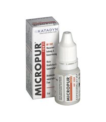 Обеззараживающие капли для воды Katadyn Micropur Forte MF 100F, white, Вирусные, Обеззараживающий препарат, Индивидуальные, Швейцария, Швейцария