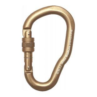 Карабин Singing Rock Jumbo HMS Screw Gate 22kN, gold