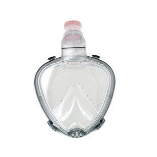 Маска Marlin Full Face New, Grey/Trans, Для снорклінгу, Full Face, L/XL