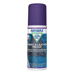 Просочення для взуття Nikwax Fabric and Leather Proof 125ml, purple, Засоби для просочення, Для взуття, Для шкіри, Великобританія, Великобританія