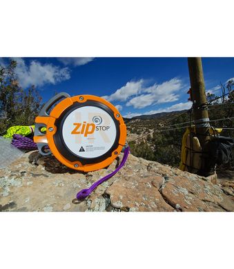 Автоматичний гальмівний пристрій Head Rush Zip Stop IR, orange/black