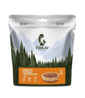 Сухой продукт ЇDLO Гранола ореховая с шоколадом 100 г, silver, Завтраки, Украина, Украина