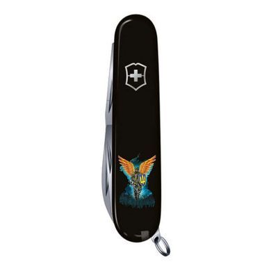 Ніж складаний Victorinox Climber Ukraine 1.3703.3_T1061u, black, Швейцарський ніж