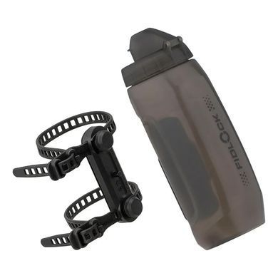 Фляга Fidlock TWIST Bottle 590 + uni base, transparent black, Фляги