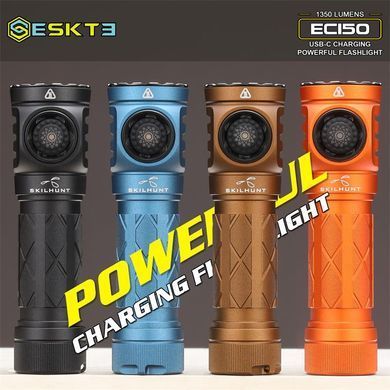 Ліхтар ручний Skilhunt EC150&nbsp;w/BL-109&nbsp;519A&nbsp;5000K Black&nbsp;, black, Ручні