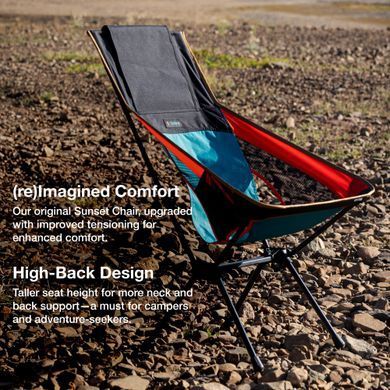 Стул Helinox Sunset&nbsp;Chair&nbsp;(re) Blackout&nbsp;Edition, Blackout&nbsp;Edition, Стулья для пикника, Нидерланды, 48, 15, 11, 1.7