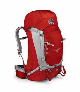 Рюкзак Osprey Kestrel 68 S/M, Fire red, Универсальные, Походные рюкзаки, С клапаном, One size, 66, Киев, Харьков, Одесса, Днепр, Запорожье, Львов, Кривой Рог, Винница, Полтава, Чернигов, Черкассы, Сумы, Хмельницкий, Черновцы, Ровно