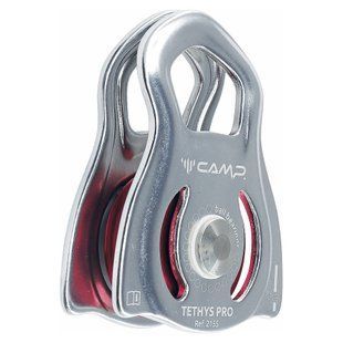 Блок-ролик CAMP Tethys Pro, Red/Steel, Блок, Дюралюміній