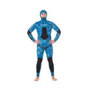 Охотничий гидрокостюм Marlin Camoskin 3mm, Ocean Blue, 3, Для мужчин, Мокрый, Для подводной охоты, Длинный, 52/L