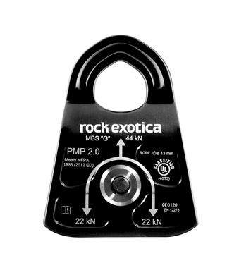 Блок Rock Exotica PMP Single 2.0, black, Блок, Дюралюминий