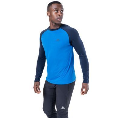 Футболка Mountain Equipment Redline LS Men's Tee Acidstripe/Denim, Acidstripe/Denim, Для мужчин, S, Футболки, Великобритания
