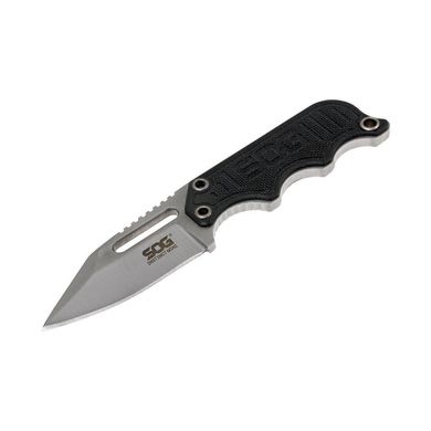 Ніж нескладаний SOG Instinct Mini G10 Handle (Satin), Черный, Нескладані ножі