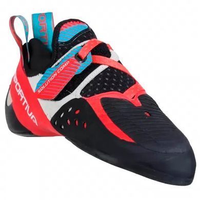 Скельні туфлі Lа Sportiva Solution Comp Woman, Hibiscus/Malibu Blue, Зігнута, Шнурки, 36.5, Скельні туфлі, Для дорослих, Київ, Харків, Одеса, Днiпро, Запоріжжя, Львів, Кривий Ріг, Вінниця, Полтава, Чернігів, Черкаси, Суми, Хмельницький, Чернівці, Рівне