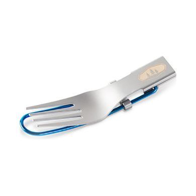 Виделка GSI Outdoors Glacier Folding Fork, blue, Столові прибори, Анодований алюміній, США, Київ, Харків, Одеса, Днiпро, Запоріжжя, Львів, Кривий Ріг, Вінниця, Полтава, Чернігів, Черкаси, Суми, Хмельницький, Чернівці, Рівне