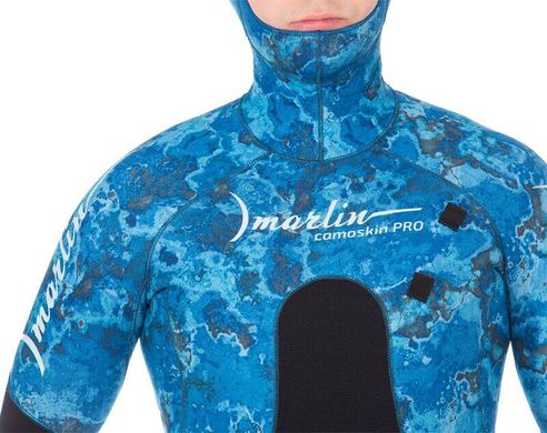 Охотничий гидрокостюм Marlin Camoskin 3mm, Ocean Blue, 3, Для мужчин, Мокрый, Для подводной охоты, Длинный, 52/L