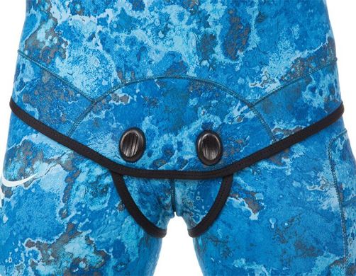 Мисливський гідрокостюм Marlin Camoskin 3mm, Ocean Blue, 3, Для чоловіків, Мокрий, Для підводного полювання, Довгий, 52/L