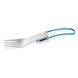 Виделка GSI Outdoors Glacier Folding Fork, blue, Столові прибори, Анодований алюміній, США, Київ, Харків, Одеса, Днiпро, Запоріжжя, Львів, Кривий Ріг, Вінниця, Полтава, Чернігів, Черкаси, Суми, Хмельницький, Чернівці, Рівне