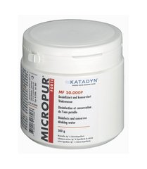 Обеззараживающий порошок для воды Katadyn Micropur Forte MF 50'000P, white, Вирусные, Обеззараживающий препарат, Индивидуальные