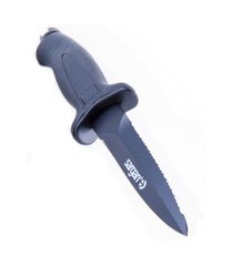 Подводный нож SARGAN Балтым с тефлоновым покрытием, black, Нержавеющая сталь