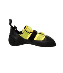 Скальные туфли Evolv Pontas II, black/yellow/lime, Прямая, Липучки-велкро, 8, Скальники, Для взрослых, США, США