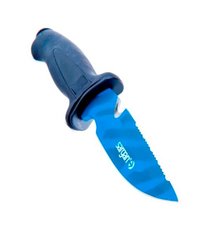 Подводный нож Sargan Ирень с камуфляжным рисунком, Camou blue, Нержавеющая сталь