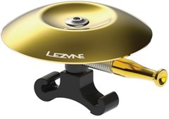 Велодзвоник Lezyne Classic Shallow Brass Bell Y13, золотистый/черный, Велодзвіночки