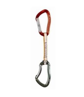 Відтяжка з карабінами Climbing Technology Nimble Set DY 12 cm кольорова, orange/green