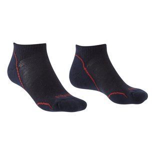 Шкарпетки Bridgedale Men's Hike Ultra Light T2 Merino Performance Low Navy/Red, navy/red, L, Для чоловіків, Трекінгові, Комбіновані, Великобританія, Великобританія