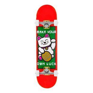 Скейтборд Enuff Lucky Cat Red, color print, Скейти