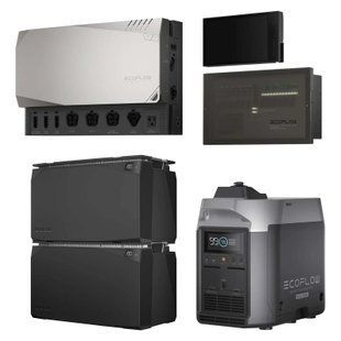 Комплект енергонезалежності EcoFlow Power Independence Kit 10 kWh, black/white, Комплекты энергонезависимости
