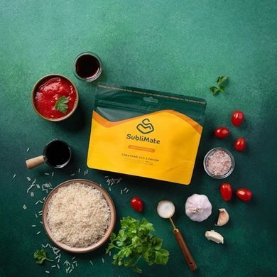 Сублимированная еда SubliMate Томатный суп с рисом 50 г, yellow, Перші страви; Вегетаріанські, 50, Украина, Украина