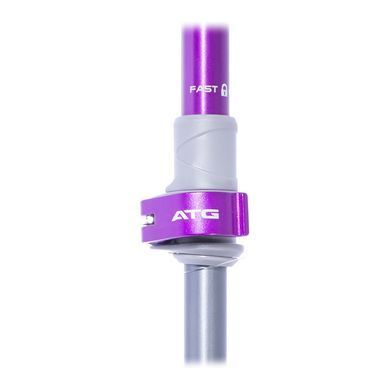 Трекінгові палиці Pinguin Ascent FL Cork Violet, violet, Для дорослих, Трисекційні, Алюмінієвий сплав, Для трекінгу