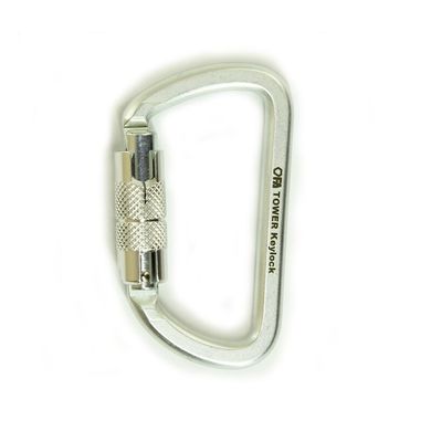 Карабін First Ascent TOWER KEYLOCK, silver