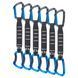 Оттяжка с карабинами Skylotec Lime Set NY PRO 17 cm 6 Pack Anthracite/Electric Blue, Anthracite/Electric Blue