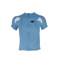 Веломайка BBB Girl Comfort S.S jersey, white/blue, Велофутболки, Для женщин, S