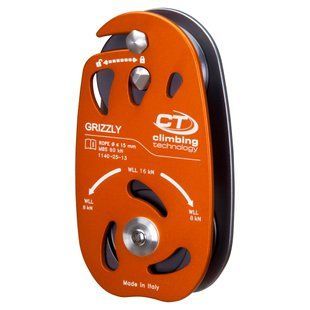 Блок-ролик Skylotec Grizzly, Orange / Grey, Блок, Дюралюминий, Италия, Италия
