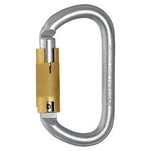 Карабін Singing Rock Oval Steel Connector Triple Lock 30kN, steel
