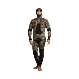 Охотничий гидрокостюм Marlin Camoskin 5mm, green, 5, Для мужчин, Мокрый, Для подводной охоты, Длинный, 48/M