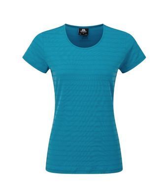 Футболка Mountain Equipment Stripe Tee Wmns, Digital blue stripe, Для женщин, XS, Футболки, Китай, Великобритания
