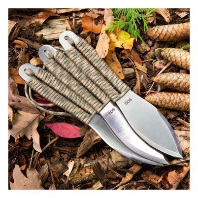 Набір фіксованих ножів для метання SOG Fling (3 шт.), Satin, Фіксовані ножі