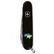 Складаний ніж Victorinox Climber Ukraine 1.3703.3_T1166u, black, Швейцарский нож