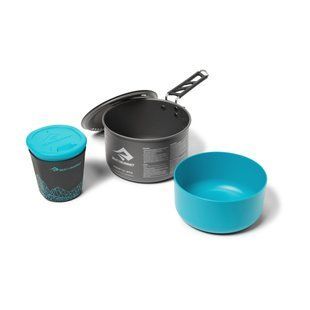 Набор посуды Sea To Summit Alpha Cookset 1.1 л, Pacific Blue/Grey, Наборы посуды, Анодированный алюминий, Киев, Харьков, Одесса, Днепр, Запорожье, Львов, Кривой Рог, Винница, Полтава, Чернигов, Черкассы, Сумы, Хмельницкий, Черновцы, Ровно