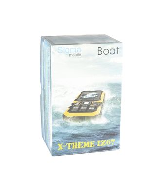 Защищенный телефон Sigma X-treme IZ67 Boat, black/orange